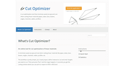 Desktop Screenshot of cutoptimizer.com